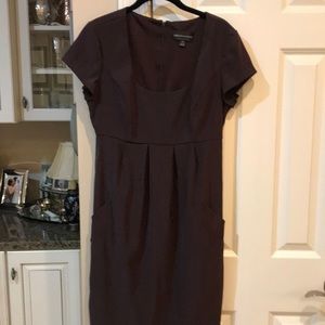 Dress- side pockets brown